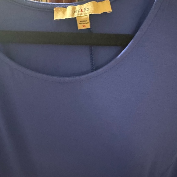 Lark & Ro Elegant Navy Midi Dress womens mdi dress sz xl nwt - Picture 5 of 5